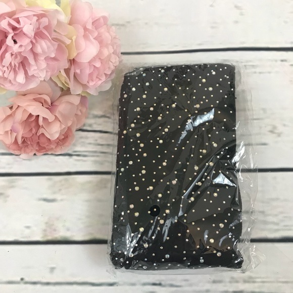 Sexy Black Rhinestone Over The Knee Bling Socks - Picture 8 of 10